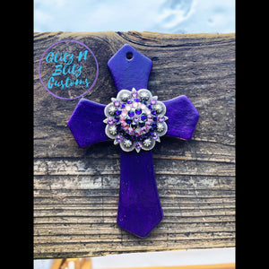 Purple Saddle Cross