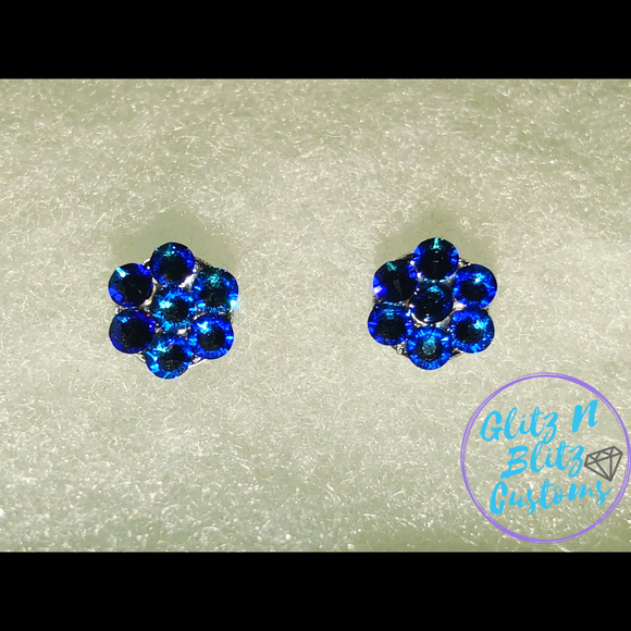 Blue Swarovski Earrings